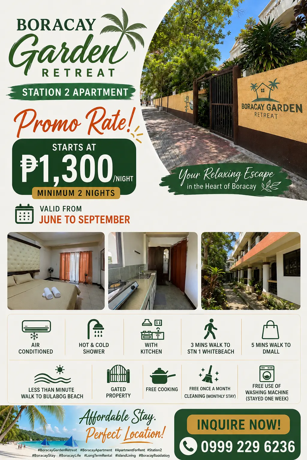 Low Season Promo Rate Boracay Garden Retreat