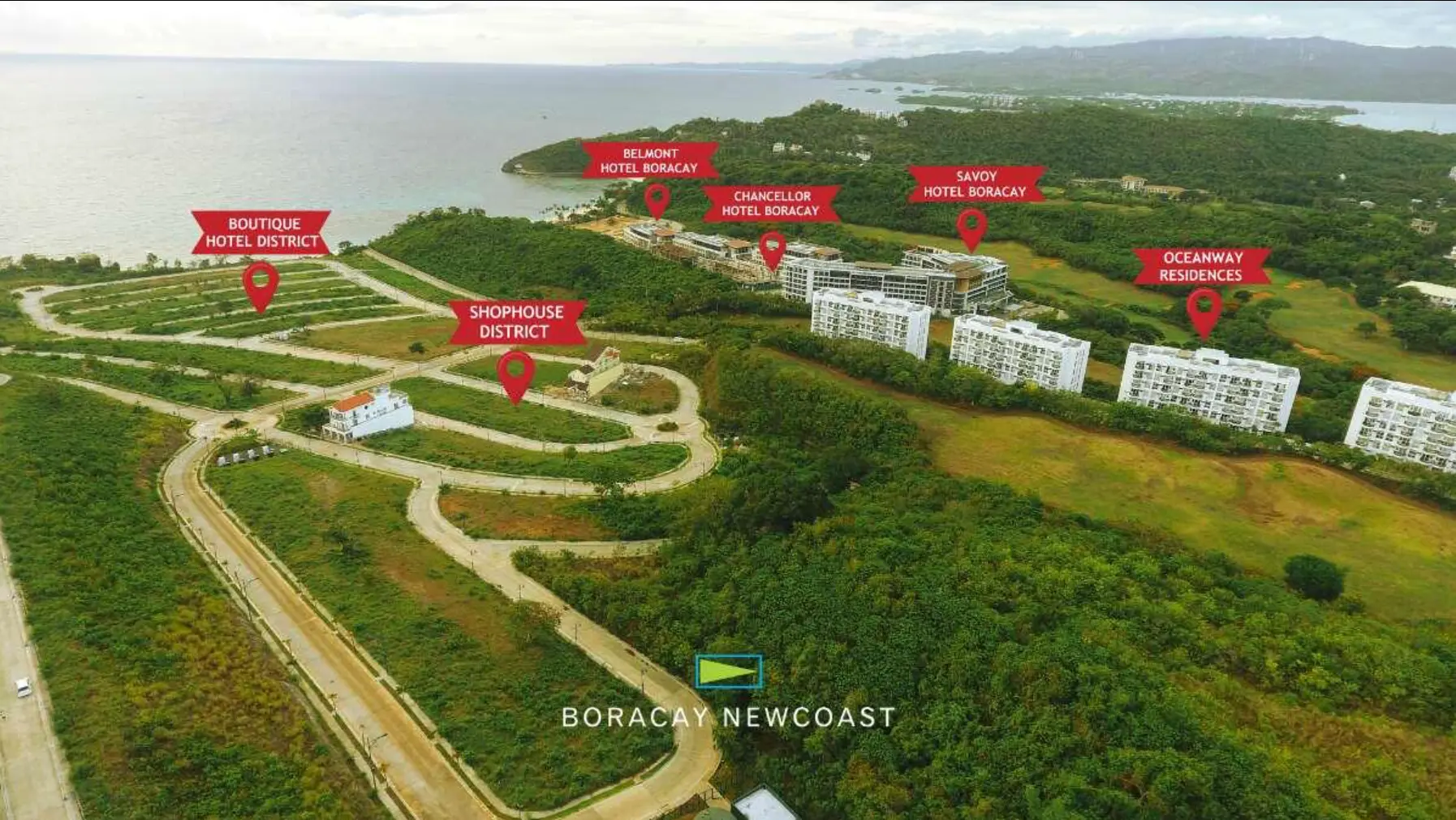 Prime Lot in Boracay Newcoast Shophouse District