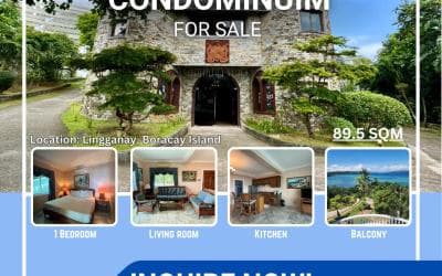 Oceanview 1-Bedroom Condo in Lingganay, Boracay